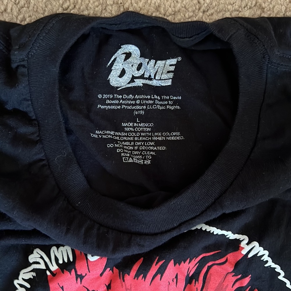 Bowie t shirt mens large - Picture 2 of 3